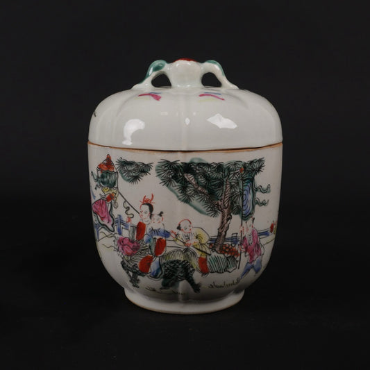Pink Kirin Gift Pattern Big Ginseng Jar