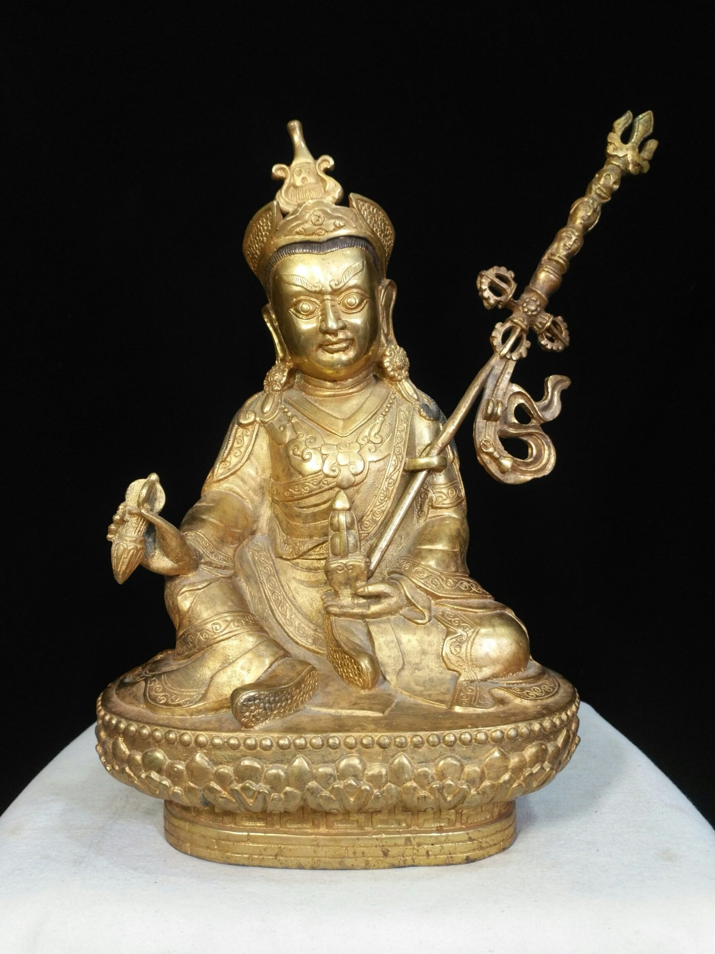 Chinese antique pure copper Buddha statue