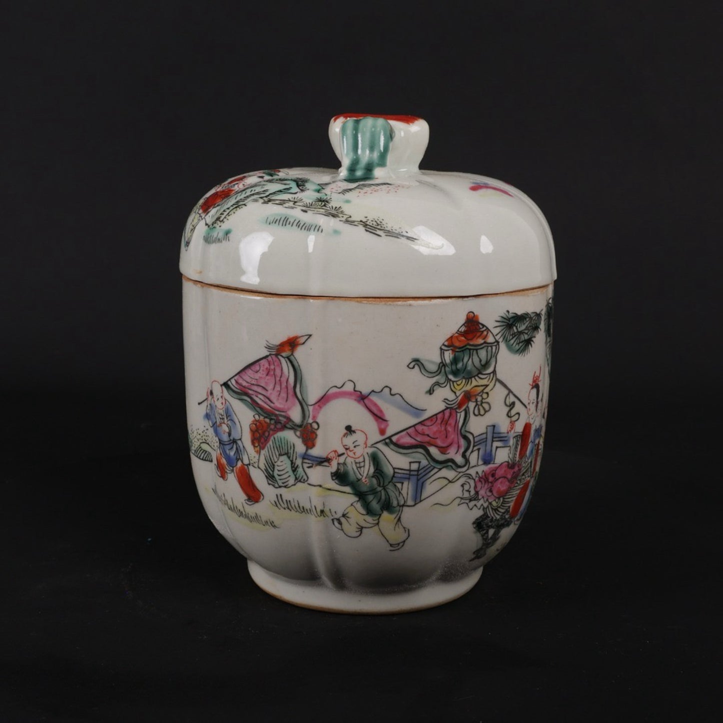 Pink Kirin Gift Pattern Big Ginseng Jar