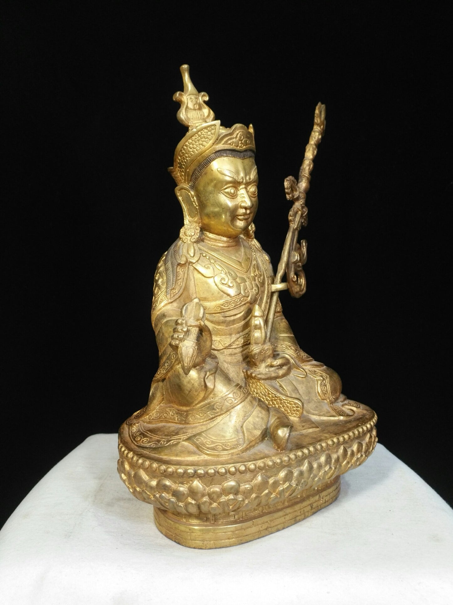 Chinese antique pure copper Buddha statue