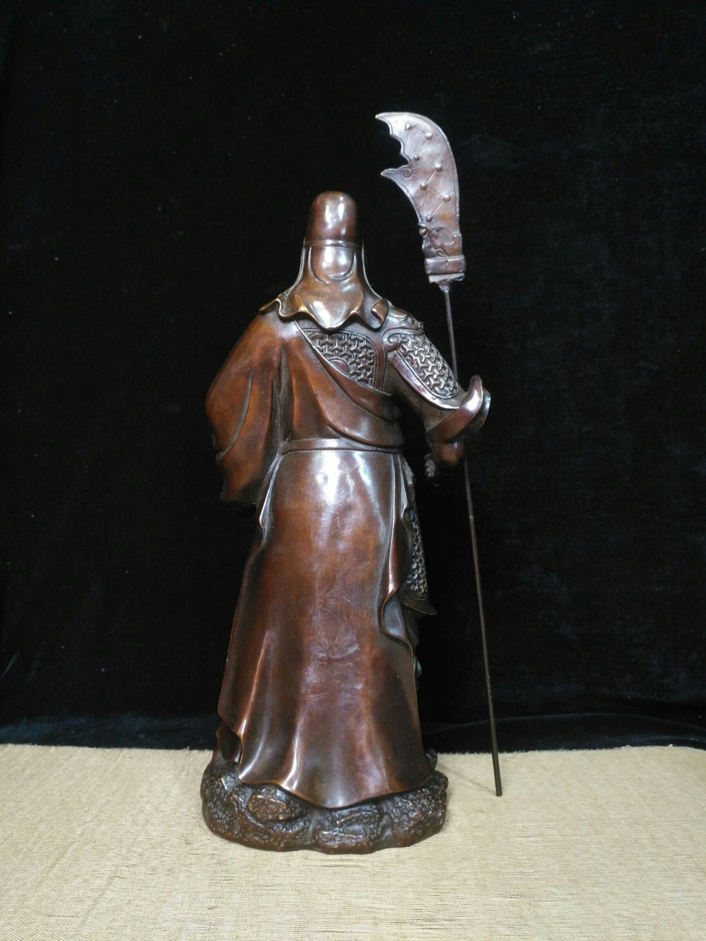 Chinese antique pure copper Guan Gong ornaments