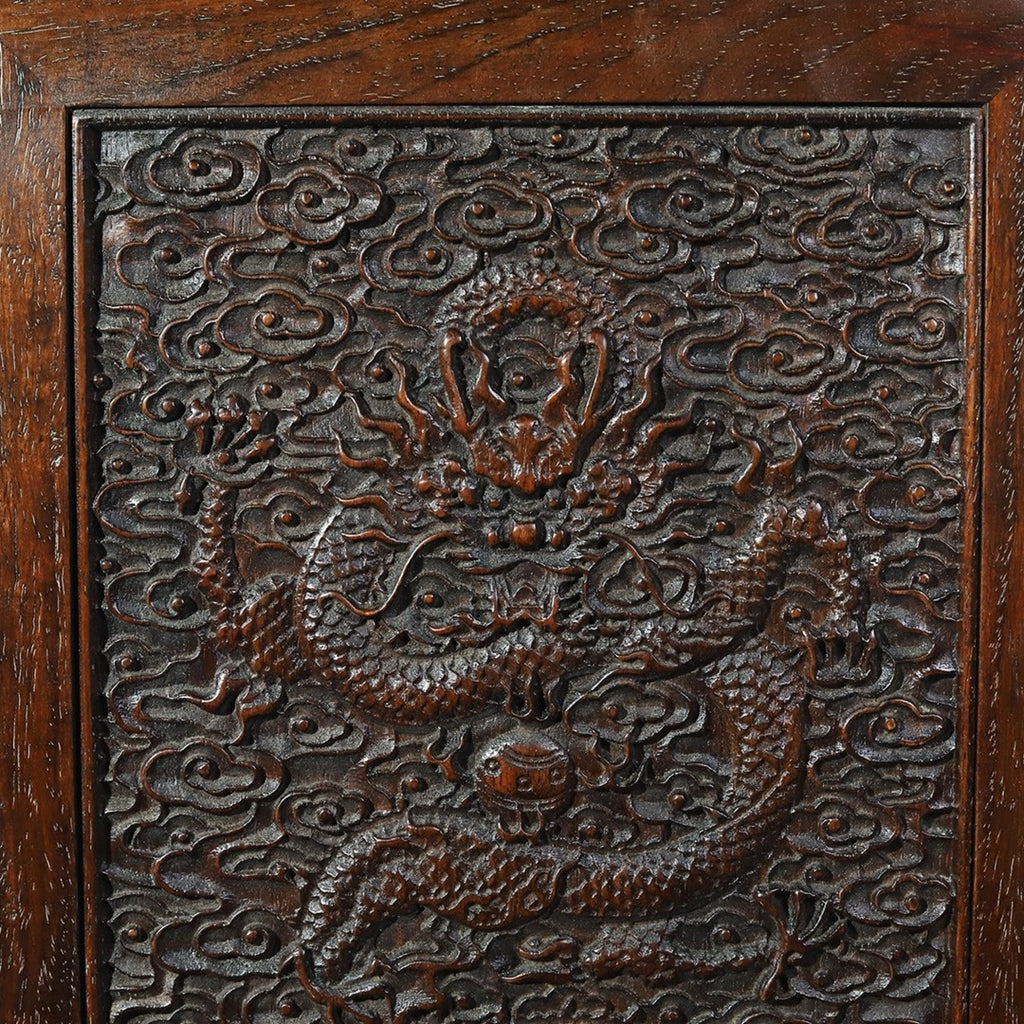 Handheld five bucket lifting beam cabinet carved from rosewood