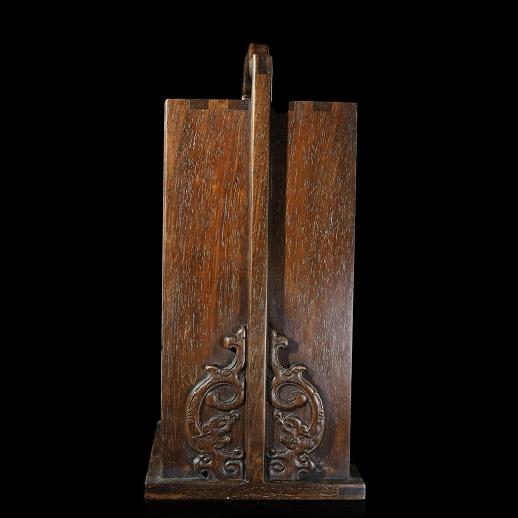 Handheld five bucket lifting beam cabinet carved from rosewood