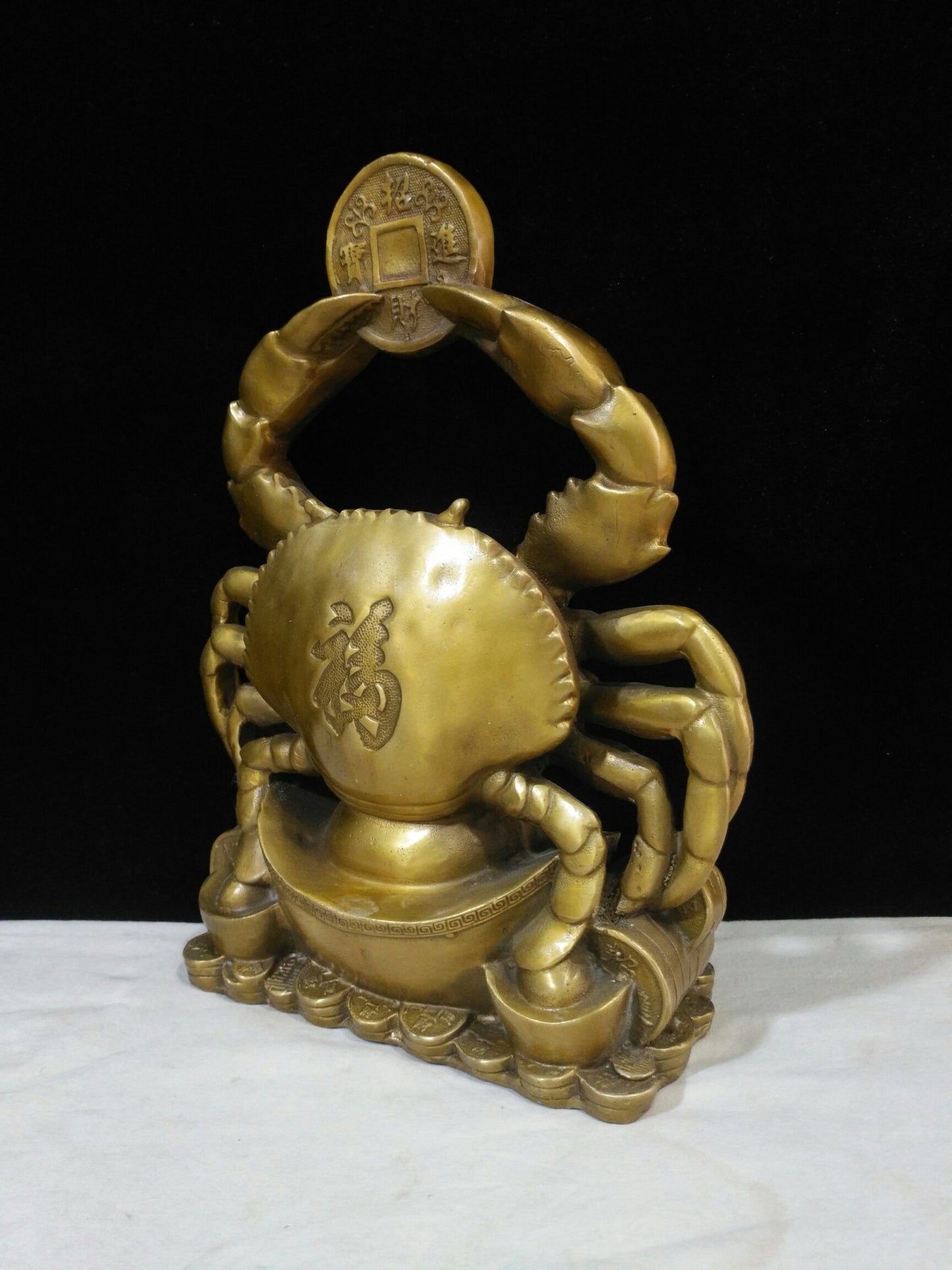 Chinese antique pure copper Feng Shui ornaments for attracting wealth