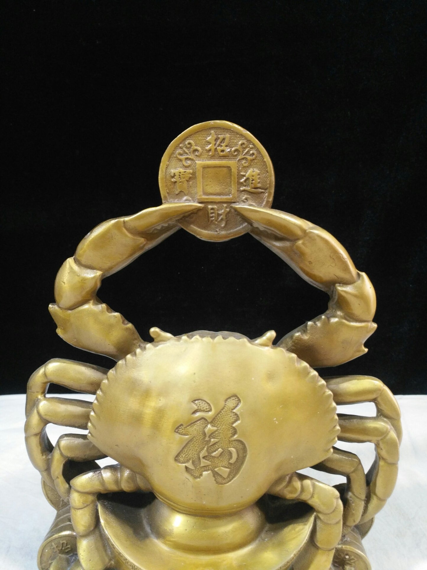 Chinese antique pure copper Feng Shui ornaments for attracting wealth