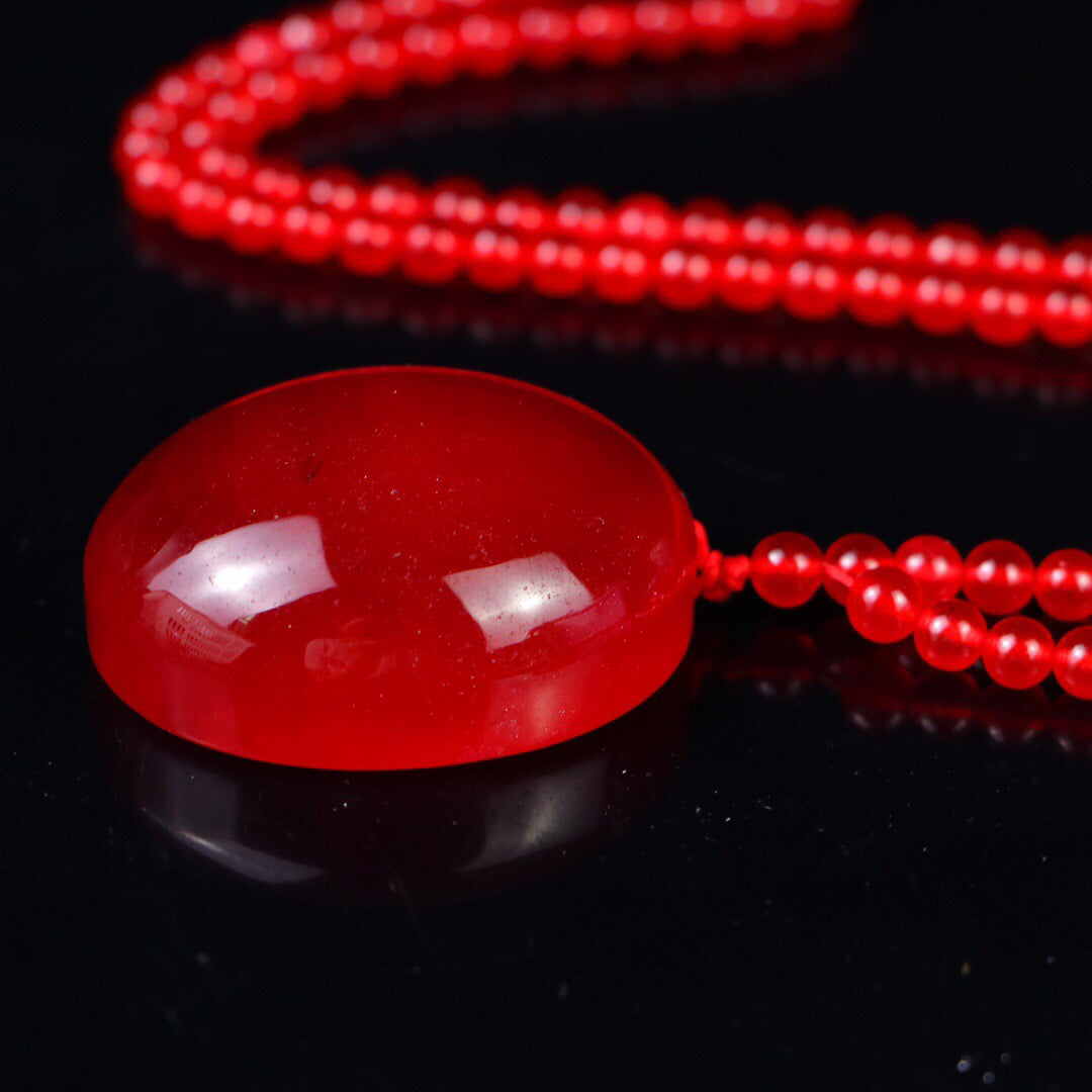 Chinese antique high ice [pendant]