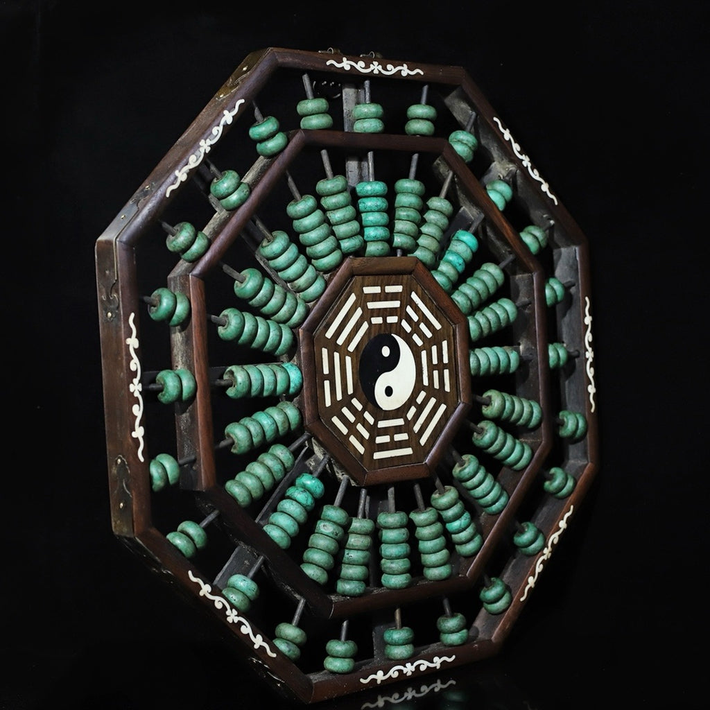 Hua Li Mu Ba Gua Ba Jiao Hang Screen Abacus