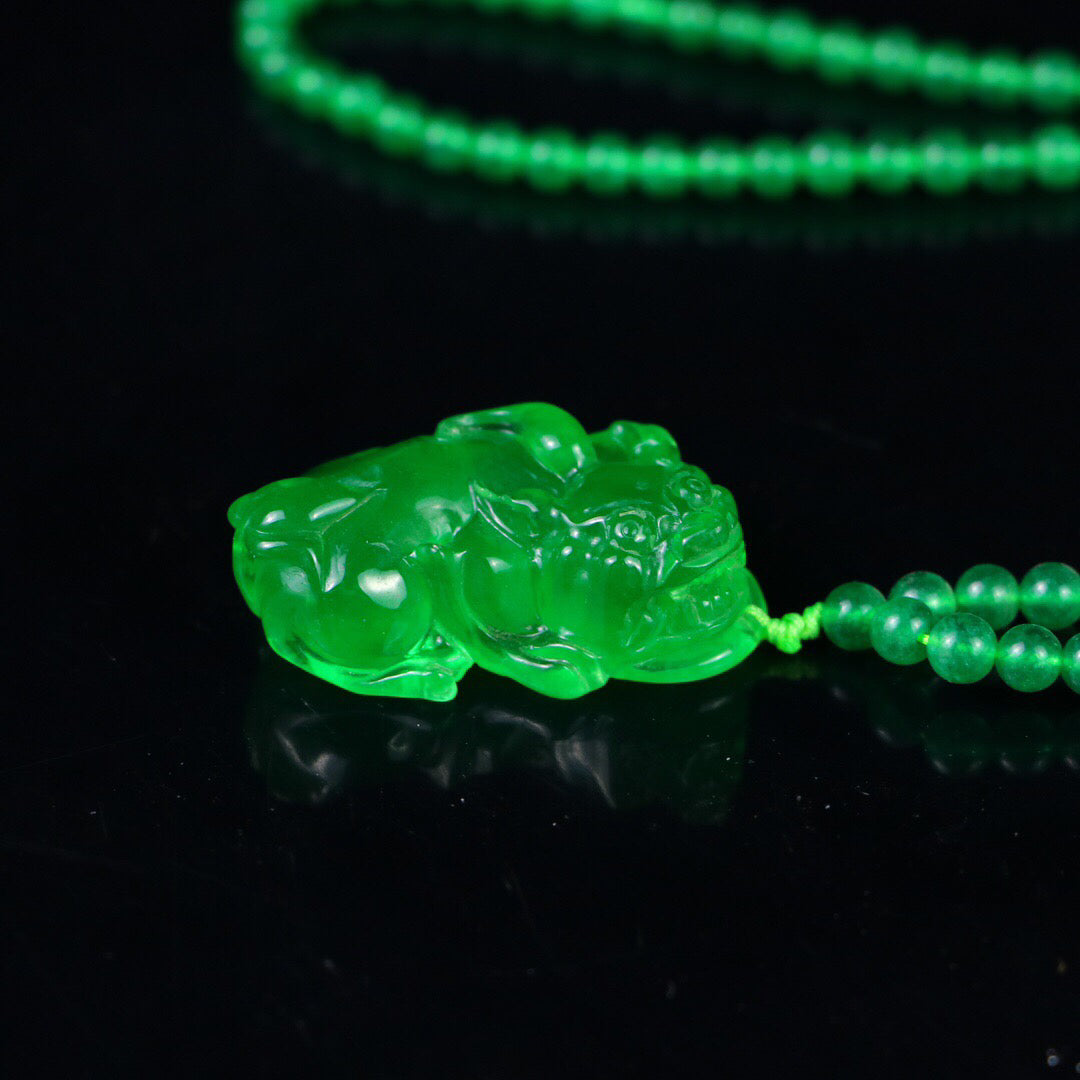 Chinese antique high ice [Pixiu brand]