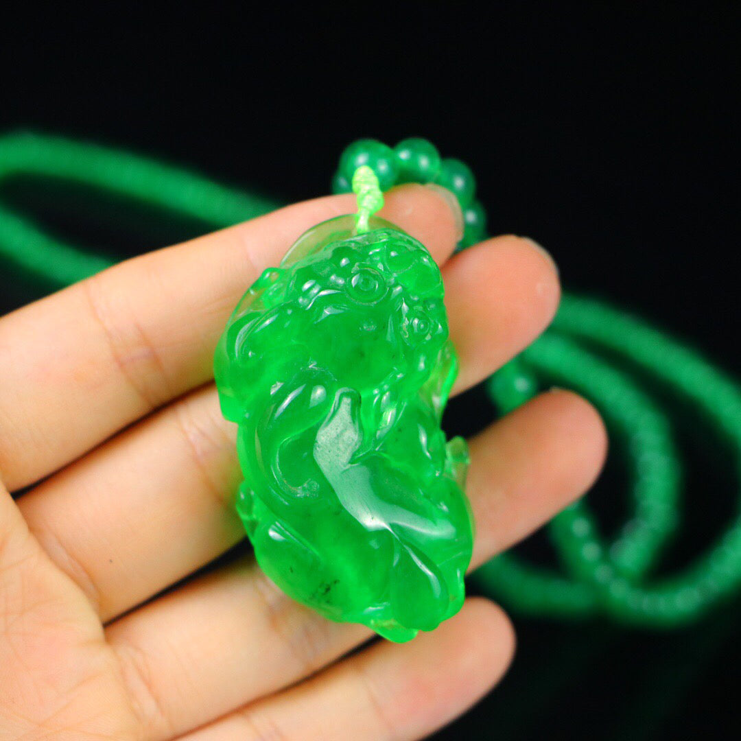 Chinese antique high ice [Pixiu brand]