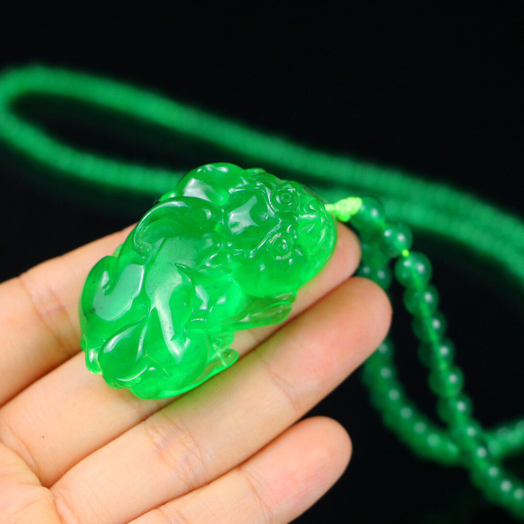 Chinese antique high ice [Pixiu brand]