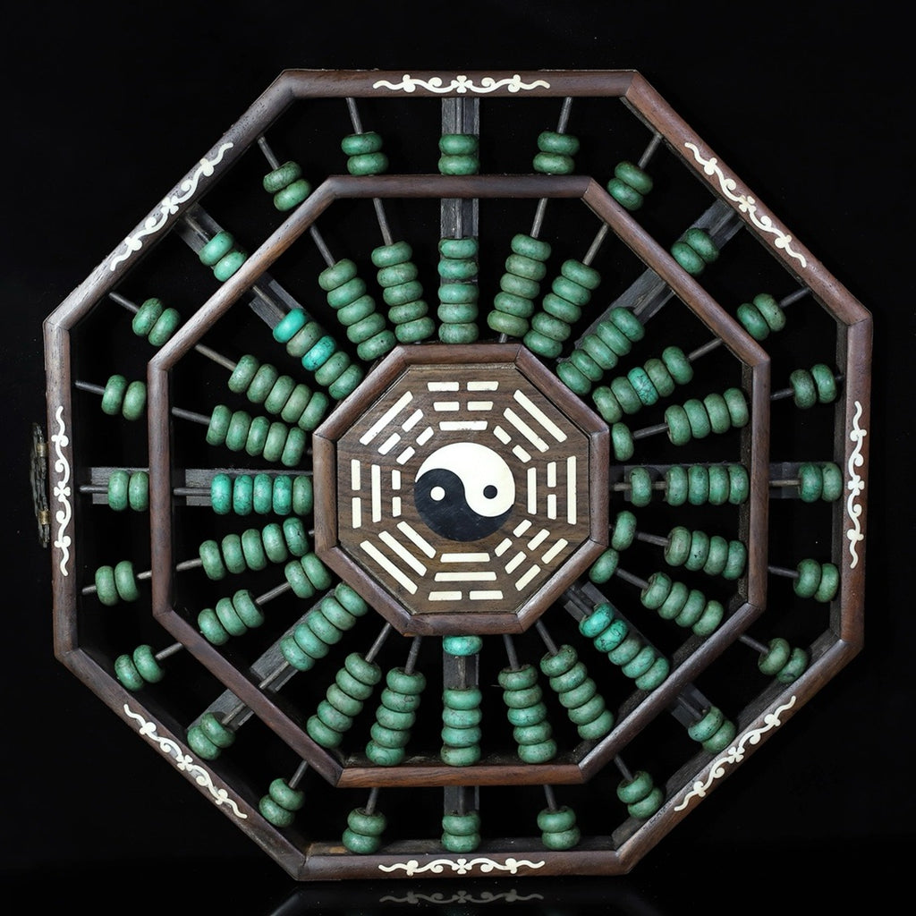 Hua Li Mu Ba Gua Ba Jiao Hang Screen Abacus