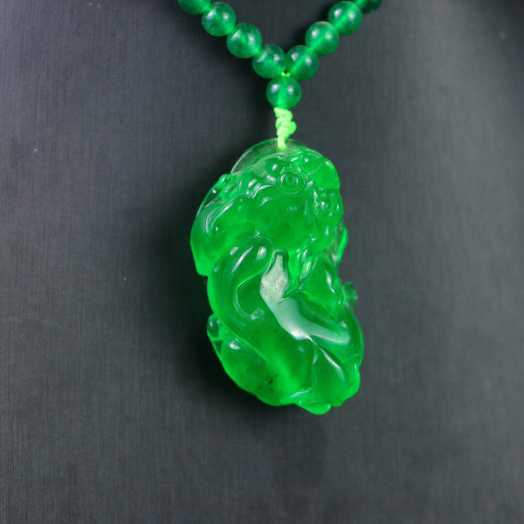 Chinese antique high ice [Pixiu brand]