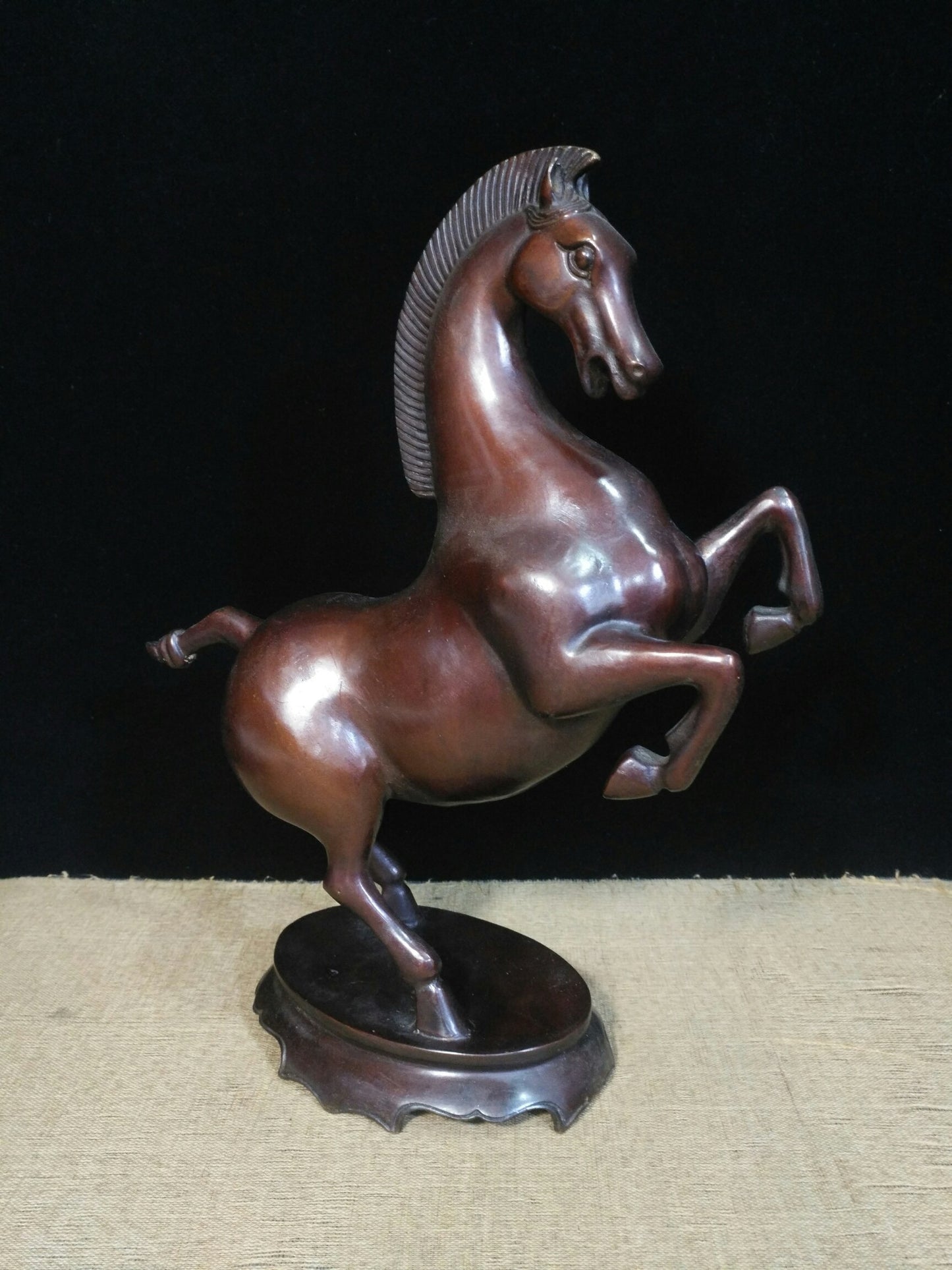 Chinese antique pure copper horse