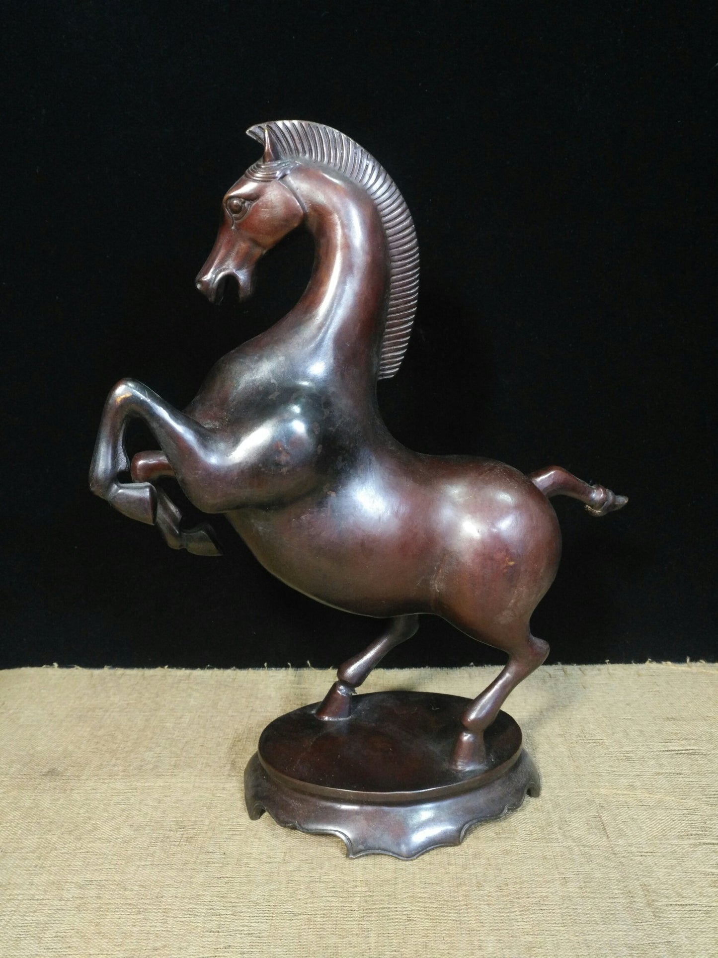 Chinese antique pure copper horse