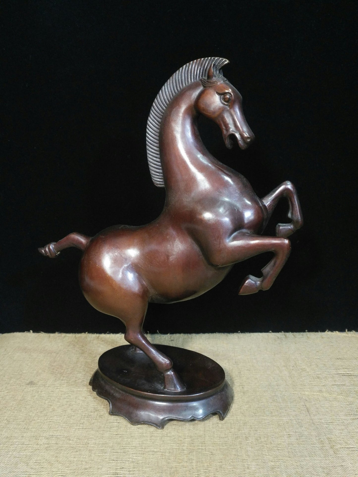 Chinese antique pure copper horse