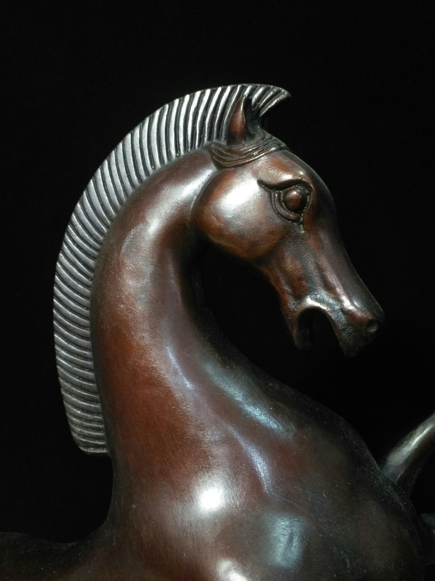 Chinese antique pure copper horse
