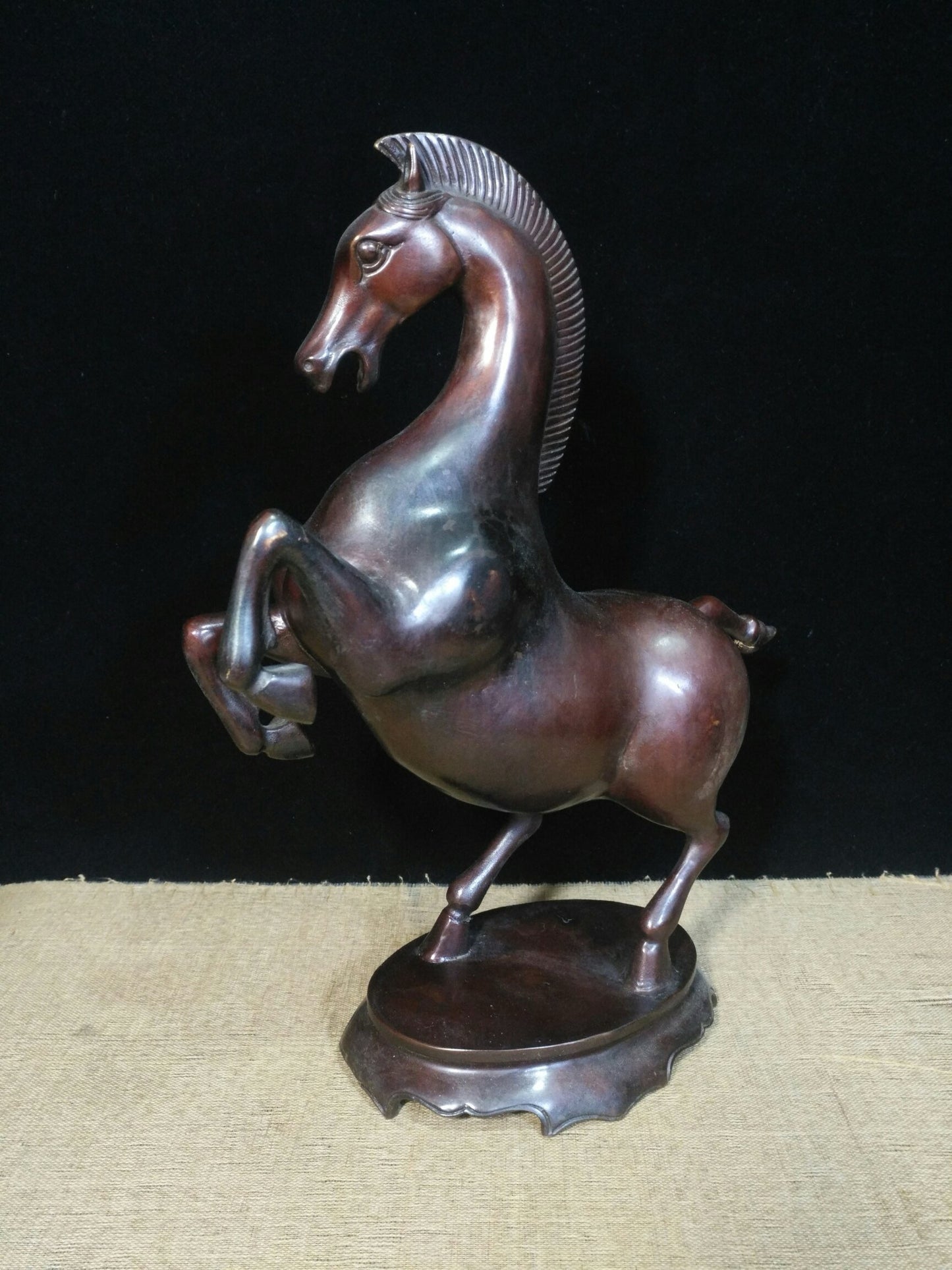 Chinese antique pure copper horse