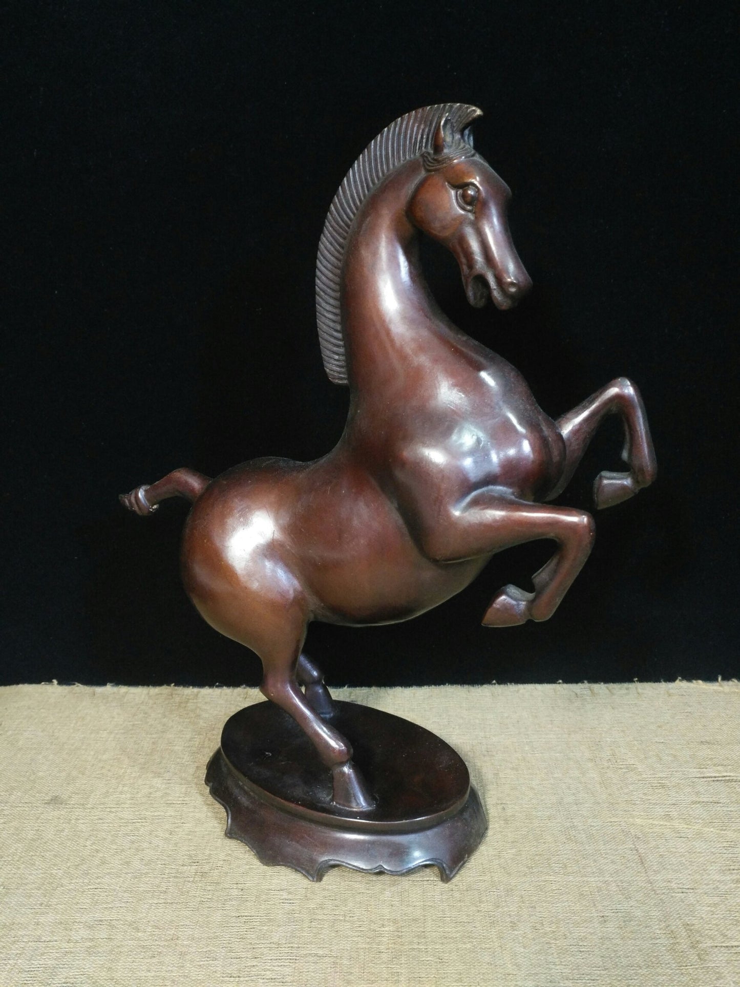 Chinese antique pure copper horse