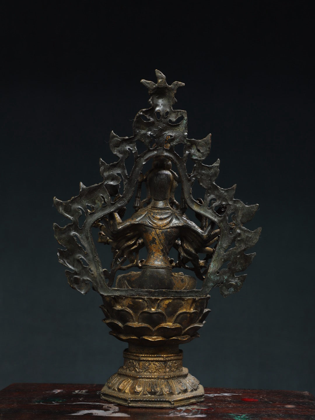 Chinese antique pure copper Buddha statue