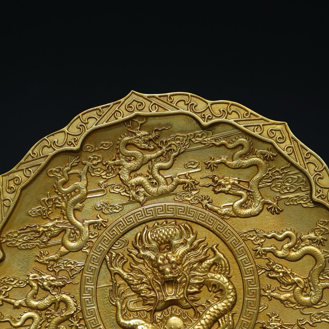 Chinese antique pure copper plates