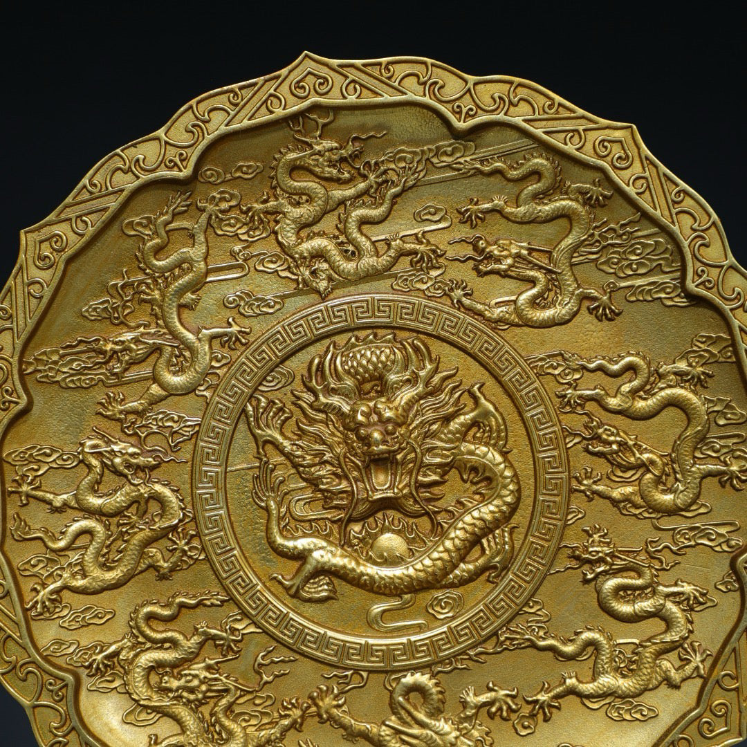 Chinese antique pure copper plates