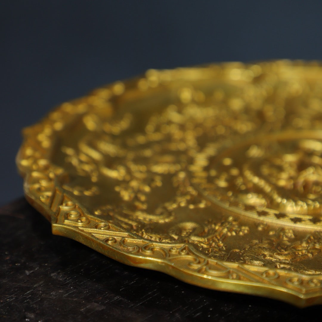 Chinese antique pure copper plates