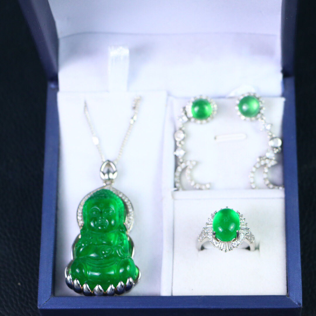 Chinese Antique High Ice [Three Piece Set]