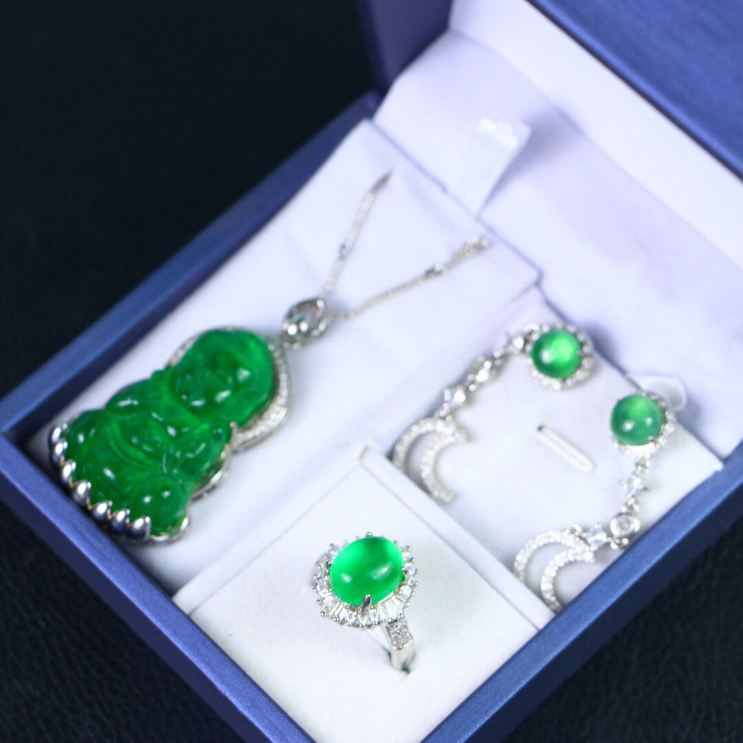 Chinese Antique High Ice [Three Piece Set]