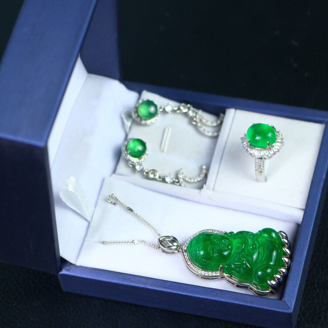 Chinese Antique High Ice [Three Piece Set]