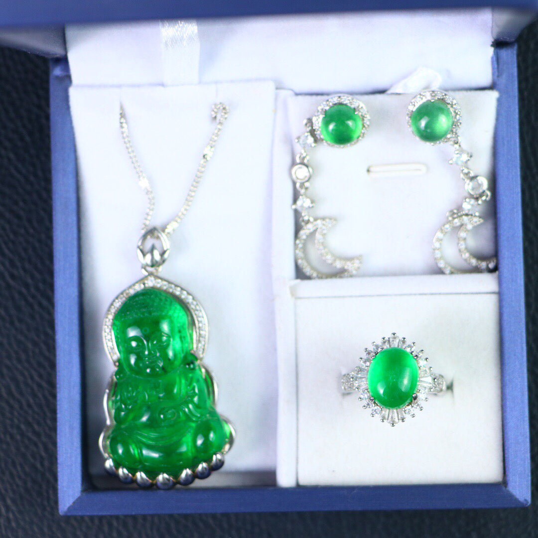 Chinese Antique High Ice [Three Piece Set]