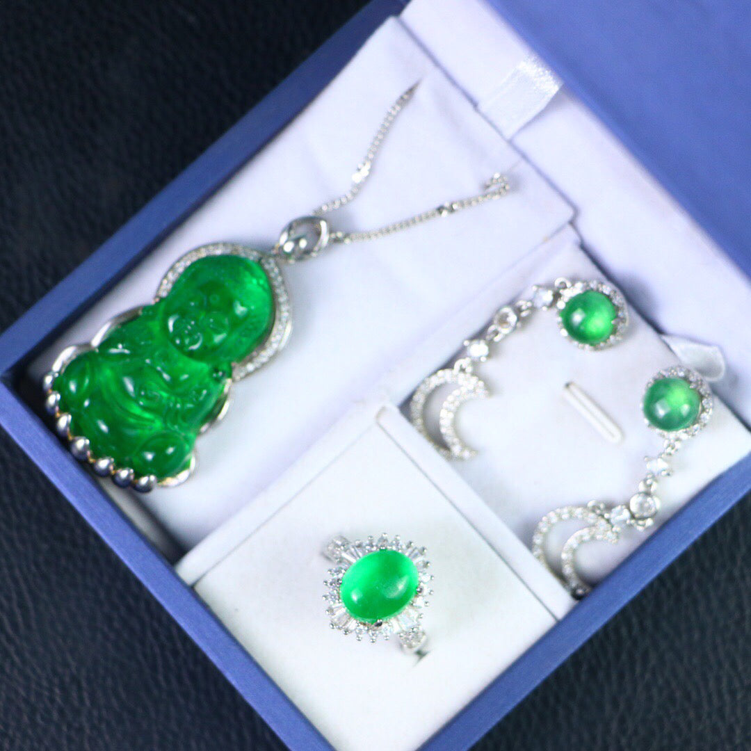 Chinese Antique High Ice [Three Piece Set]