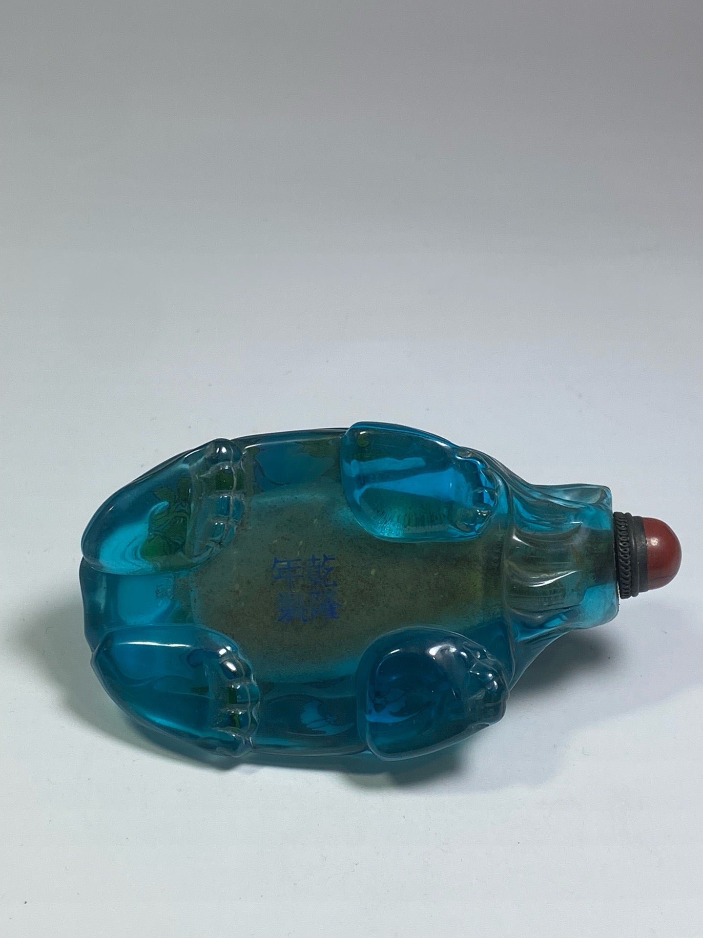 Chinese antique glazed enamel snuff bottle