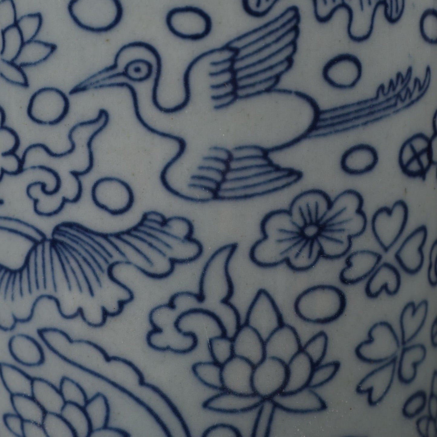 Blue and White Lotus Pattern Small Round Pen Holder