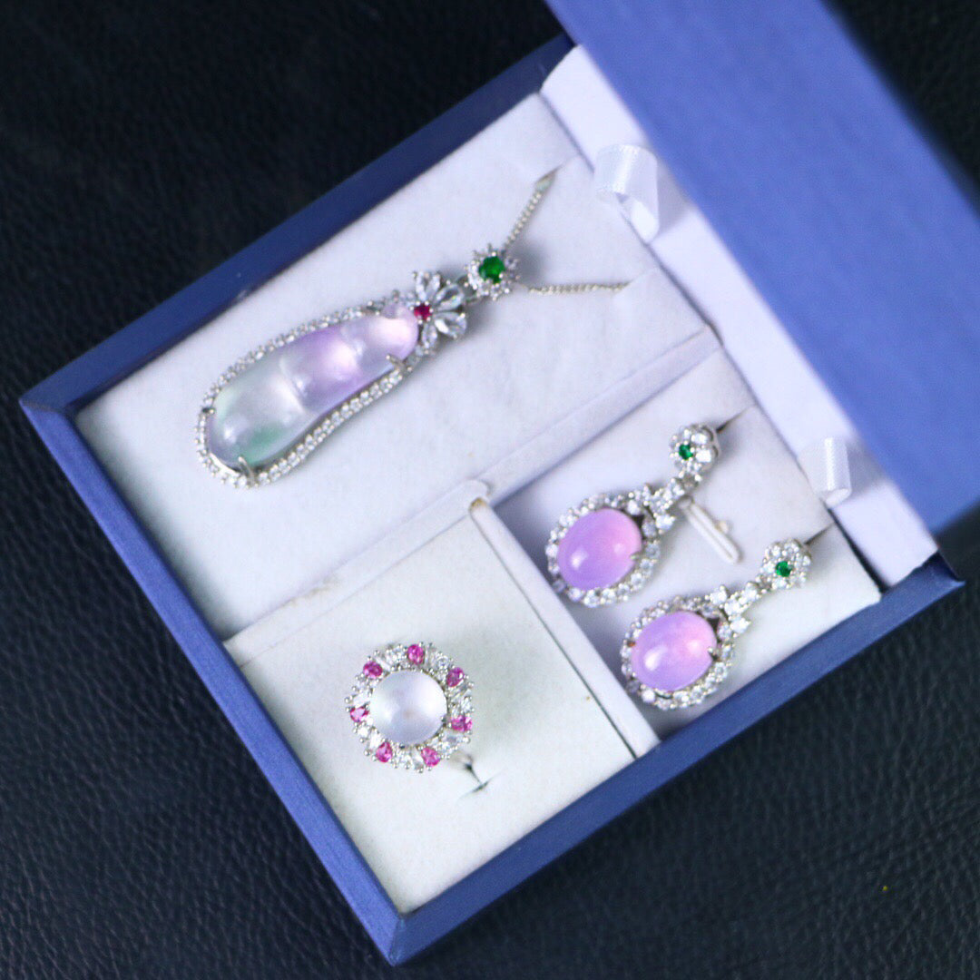 Chinese Antique High Ice [Three Piece Set]