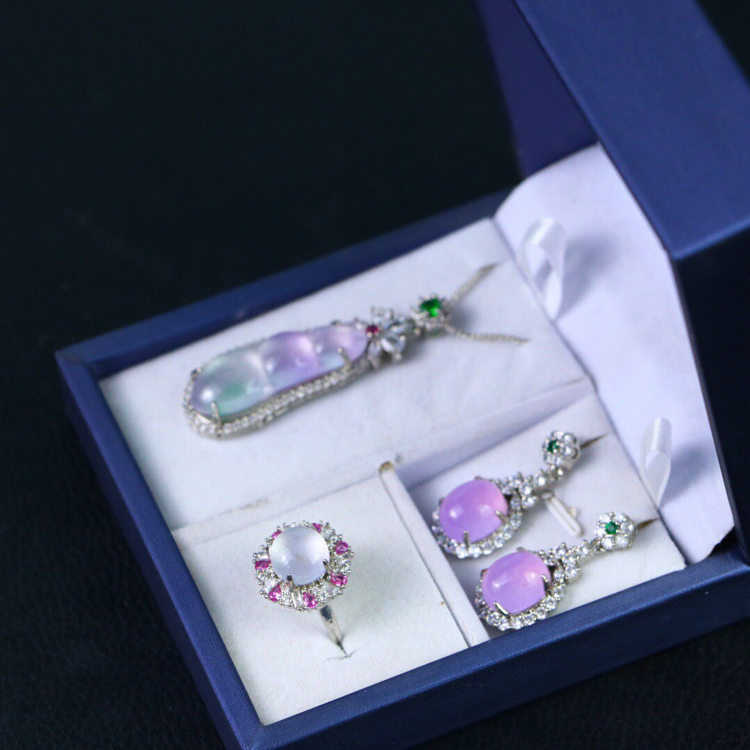 Chinese Antique High Ice [Three Piece Set]