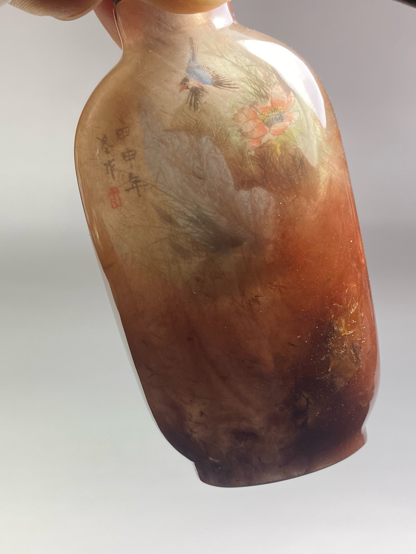 Chinese antique crystal snuff bottle