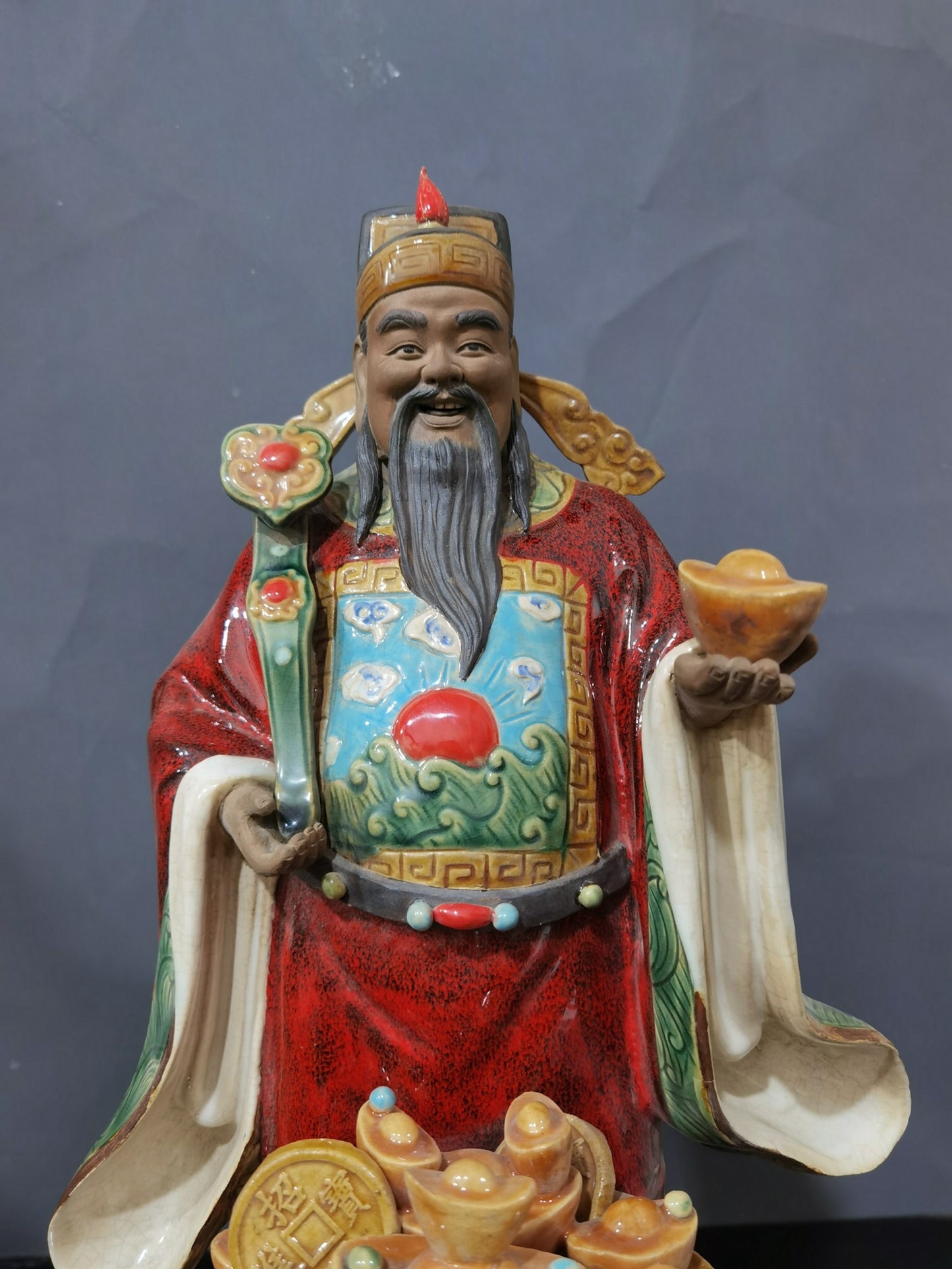 Chinese Antique God of Wealth