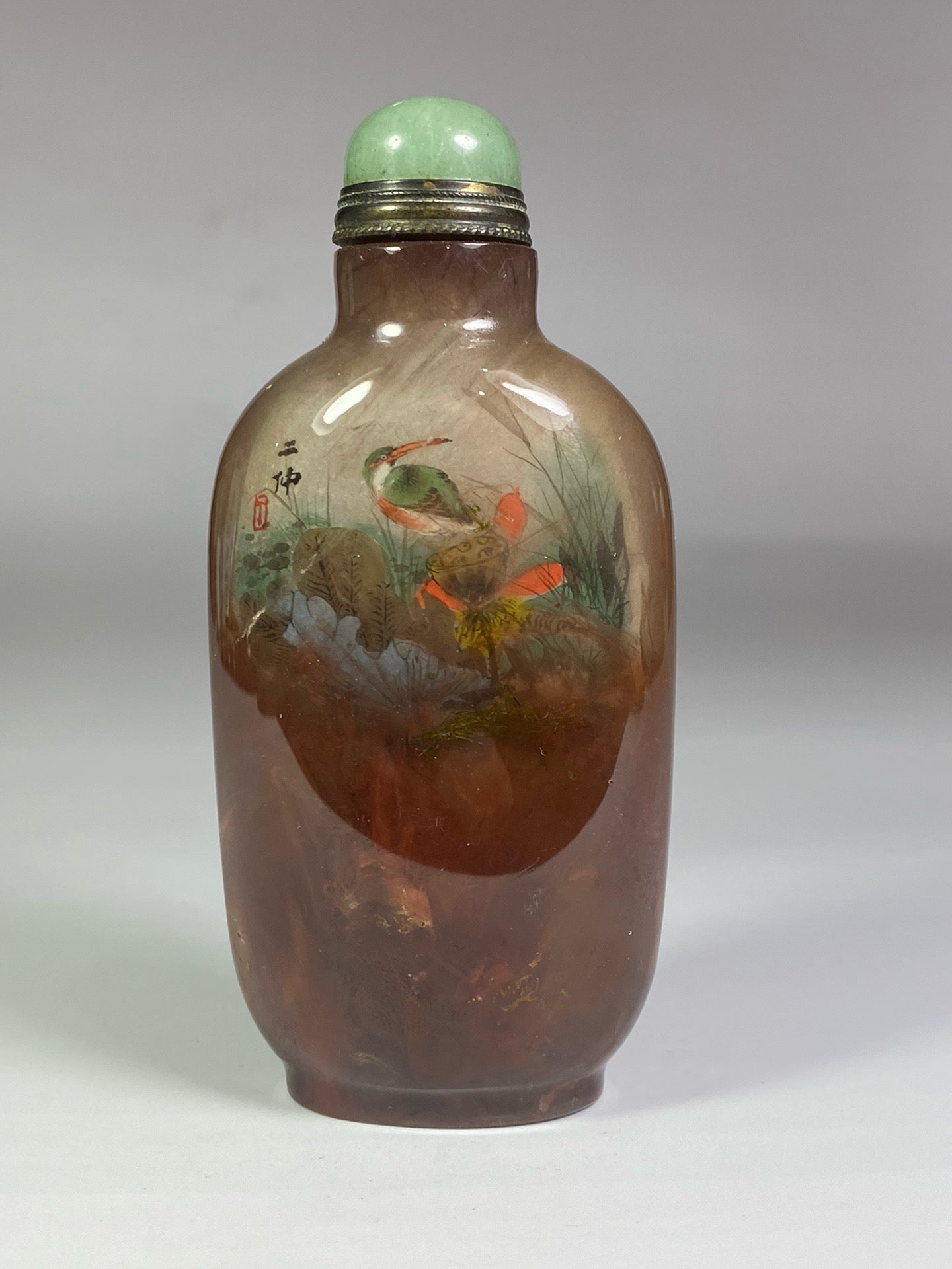 Chinese antique crystal snuff bottle