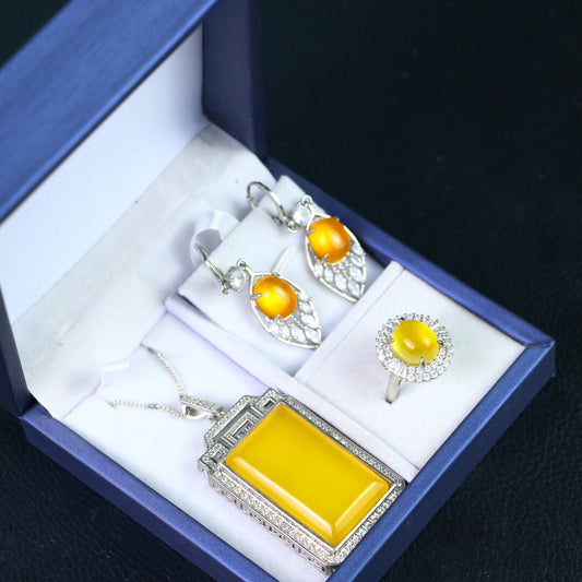 Chinese Antique High Ice [Three Piece Set]