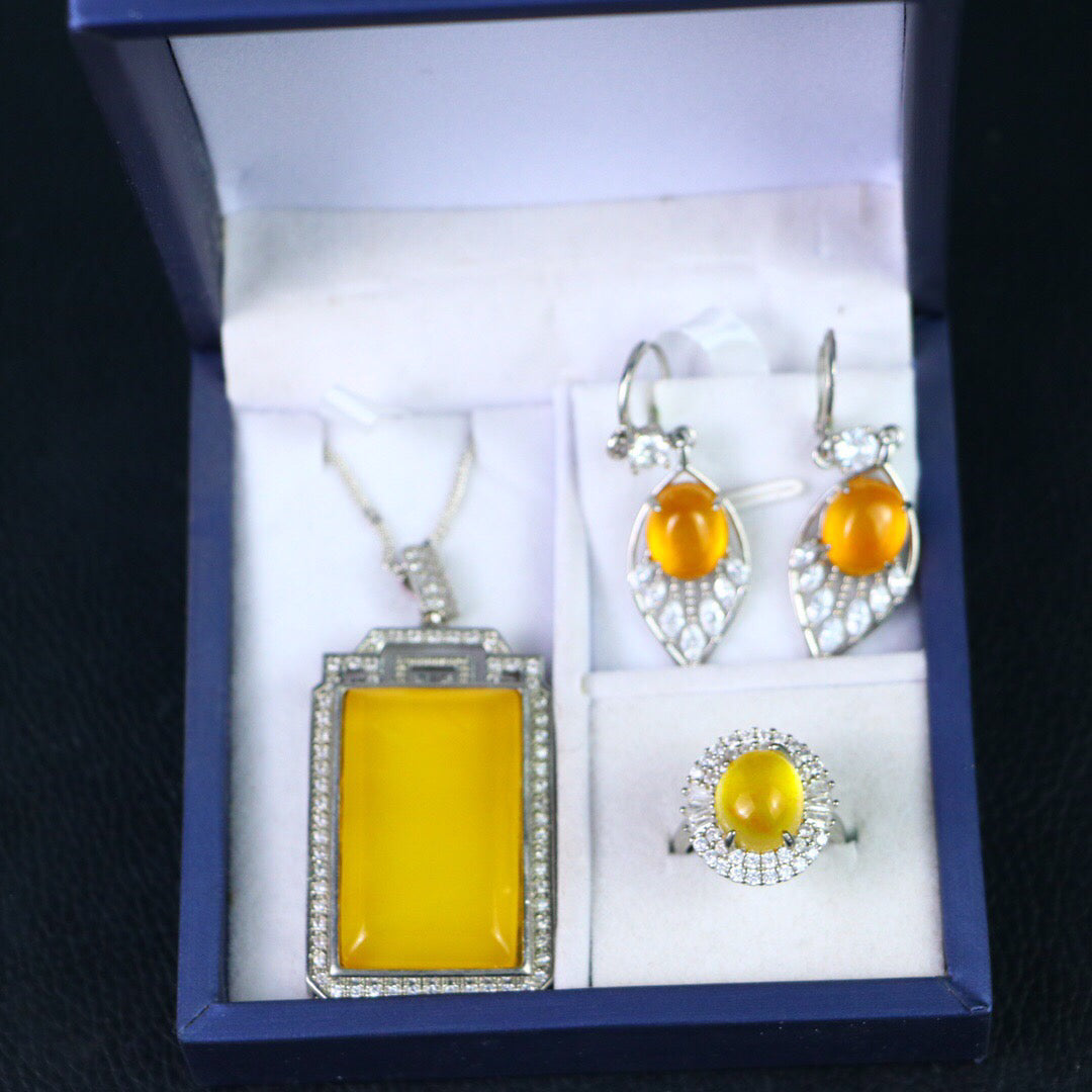 Chinese Antique High Ice [Three Piece Set]