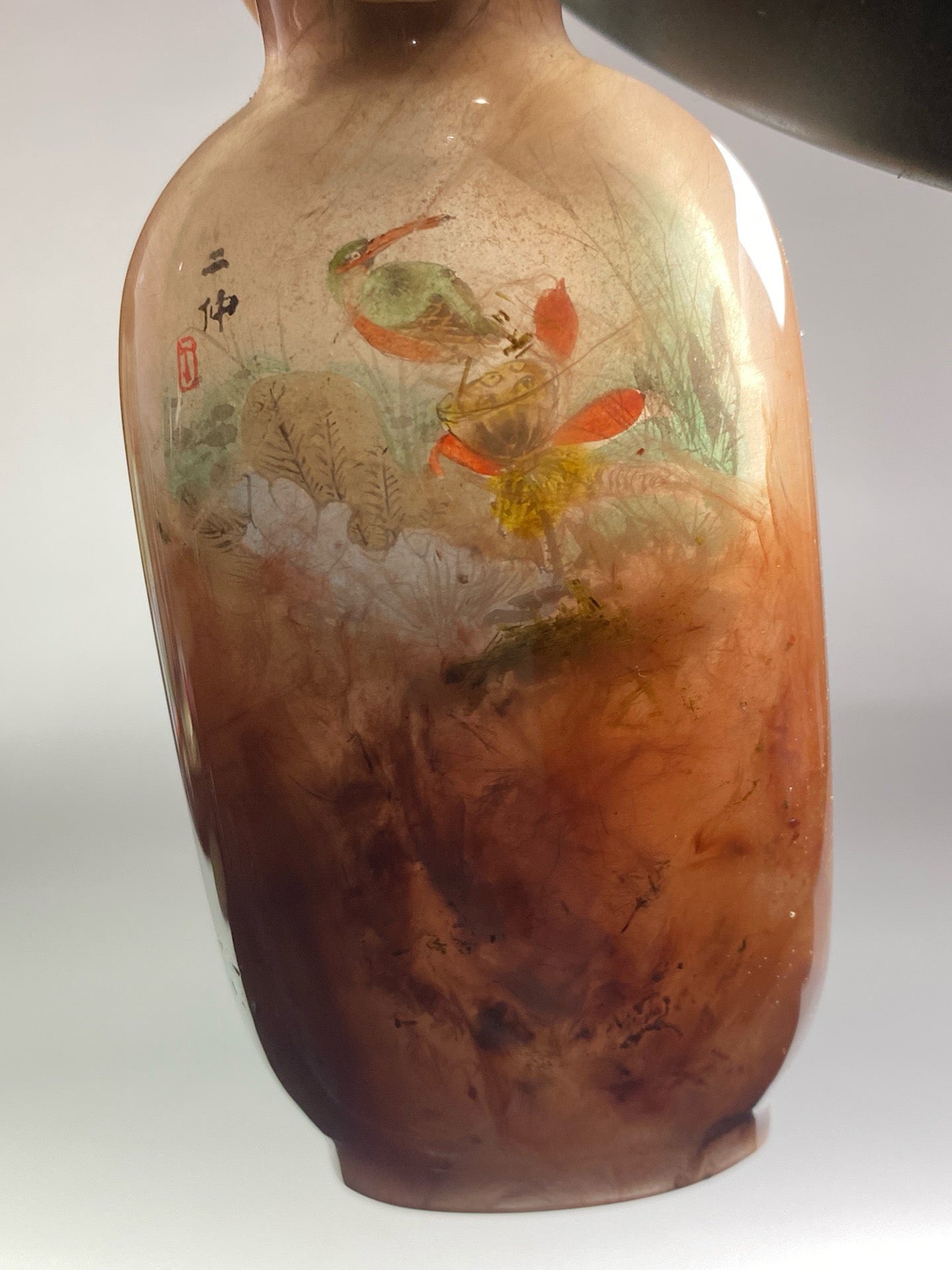 Chinese antique crystal snuff bottle