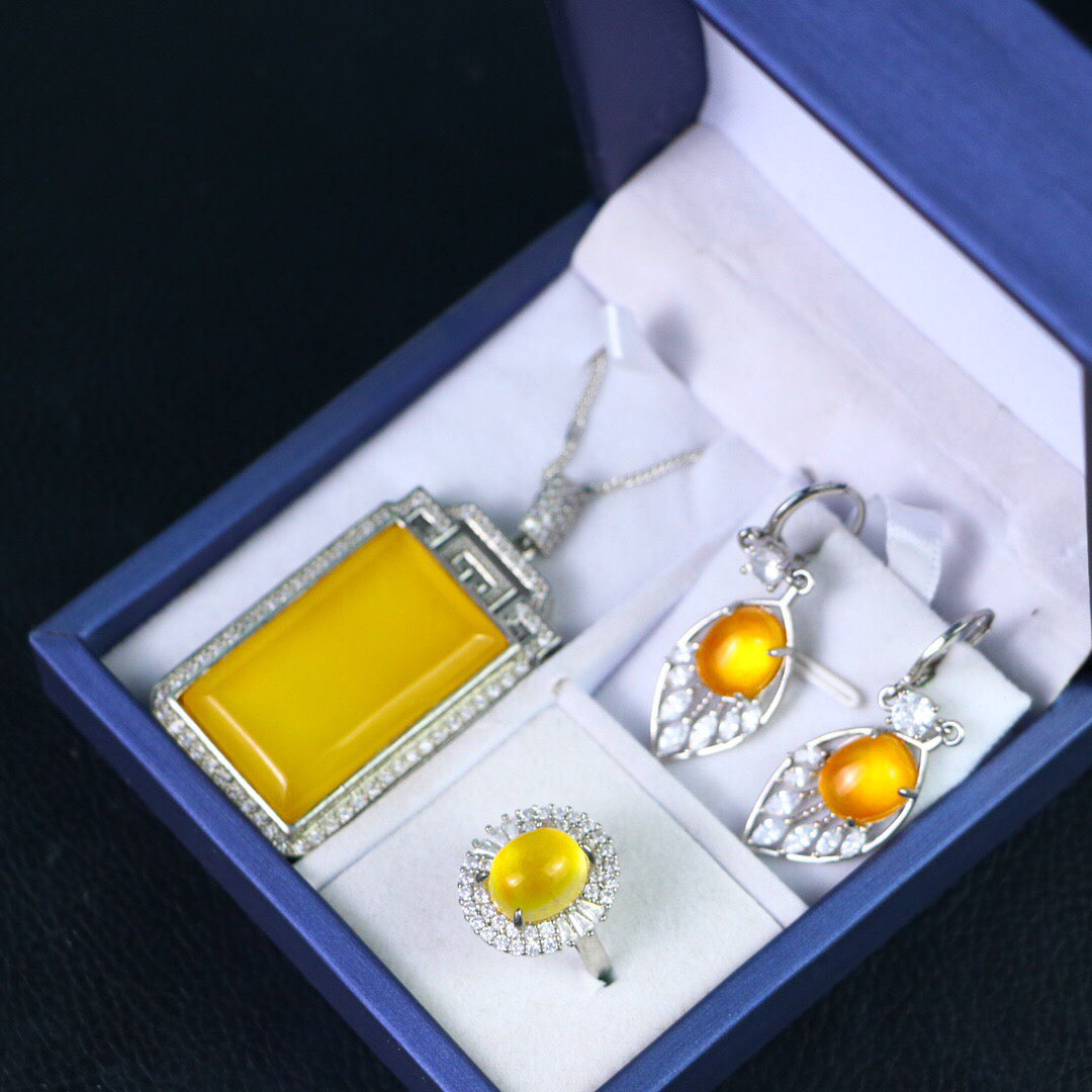 Chinese Antique High Ice [Three Piece Set]