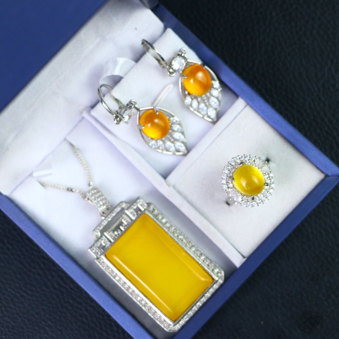 Chinese Antique High Ice [Three Piece Set]