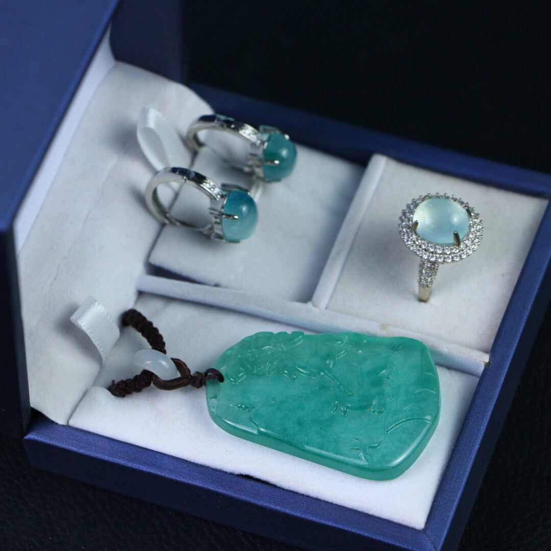 Chinese Antique High Ice [Three Piece Set]