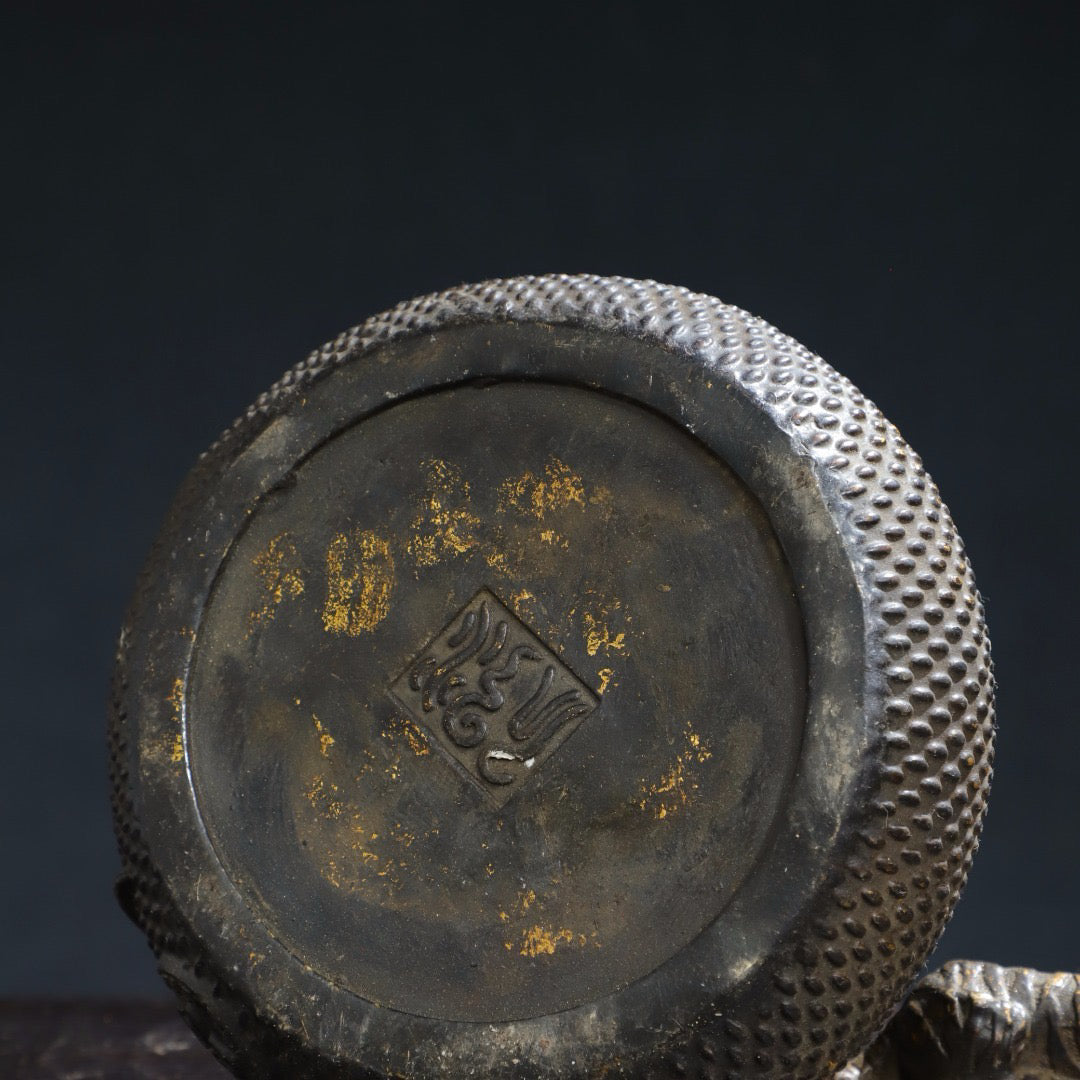 Chinese antique pure copper incense burner