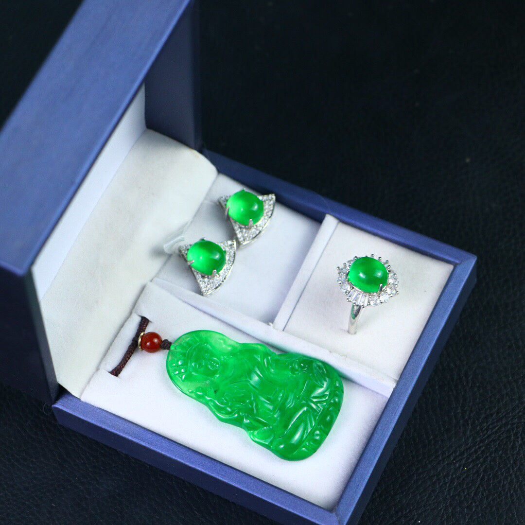 Chinese Antique High Ice [Three Piece Set]
