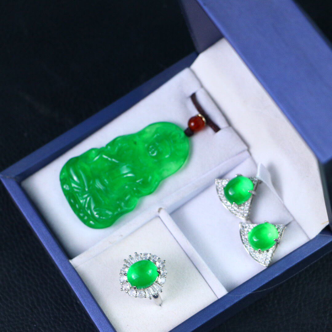 Chinese Antique High Ice [Three Piece Set]