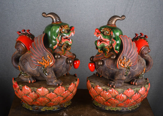 Chinese Antique Wealth Attracting Pixiu