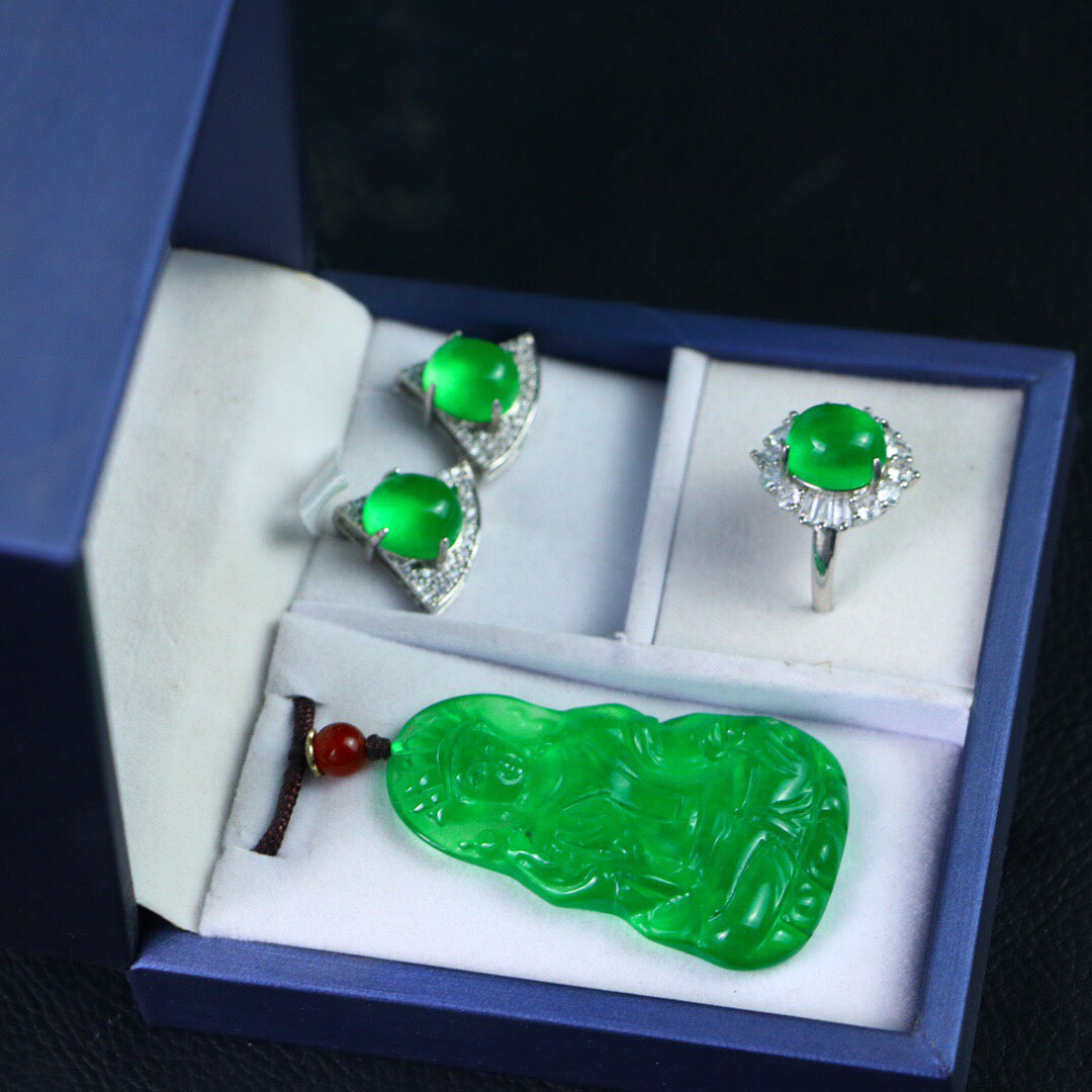 Chinese Antique High Ice [Three Piece Set]