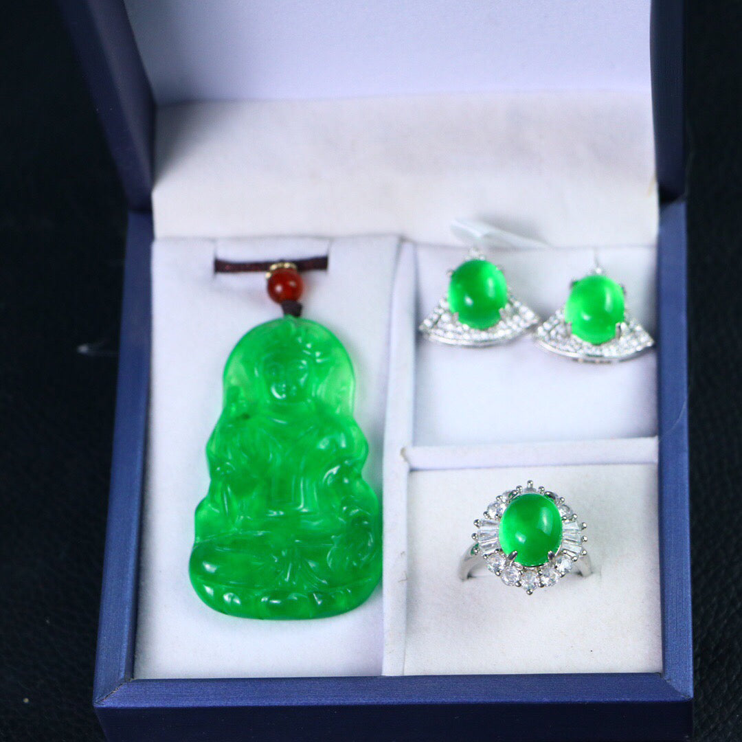 Chinese Antique High Ice [Three Piece Set]